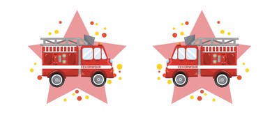 Tasse mit einem Feuerwehrauto als Motiv - Ansicht 2