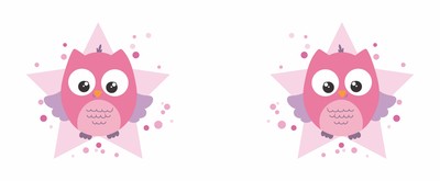 Spardose mit dem Motiv Rosa Baby Eule - Ansicht 2