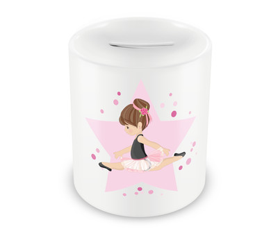 Spardose mit dem Motiv Ballerina