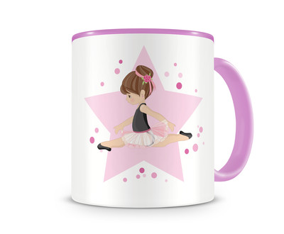 Tasse mit einer Ballerina als Motiv
