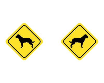 Tasse mit dem Motiv Rottweiler Warnschild - Ansicht 2