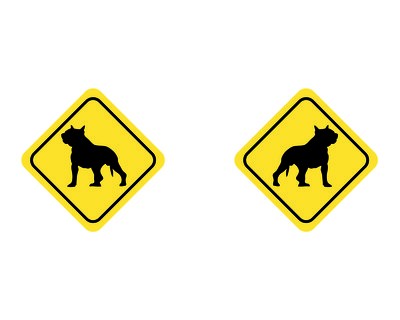 Tasse mit dem Motiv American Pit Bull Terrier Warnschild - Ansicht 2