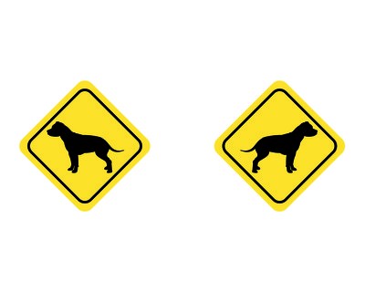 Tasse mit dem Motiv Staffordshire Terrier Warnschild - Ansicht 2