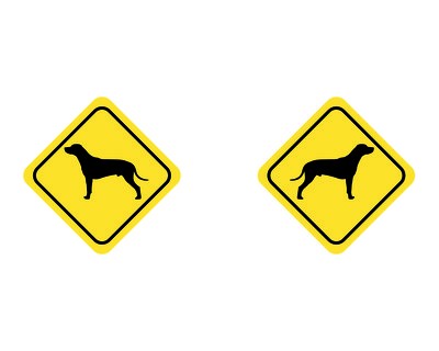 Tasse mit dem Motiv Rhodesian Ridgeback Warnschild - Ansicht 2