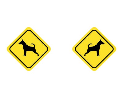 Tasse mit dem Motiv Zwergpinscher Warnschild - Ansicht 2