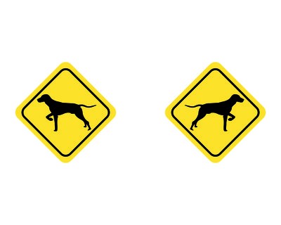 Tasse mit dem Motiv Magyar Vizsla Warnschild - Ansicht 2